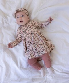 Woodland bloom broek roze