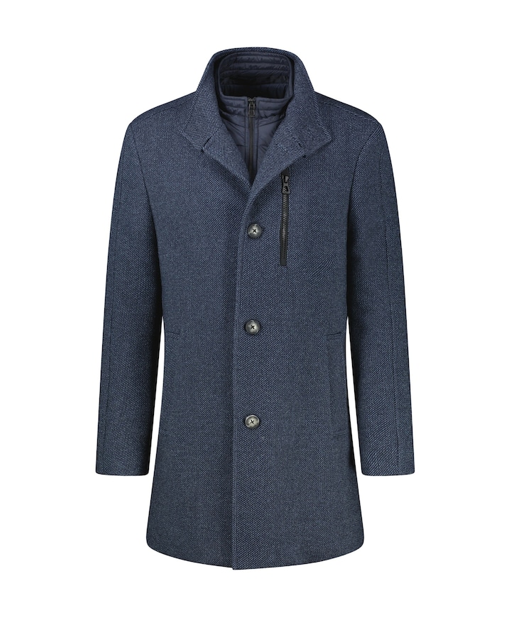 Heren jas blauw