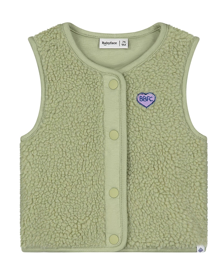Meisjes gilet groen