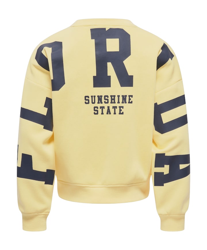 Meisjes sweater geel