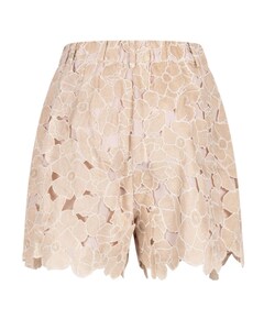 Dagmar Flower dames korte broek beige