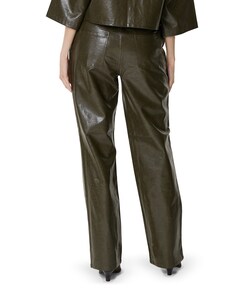 Patricia PU dames broek groen