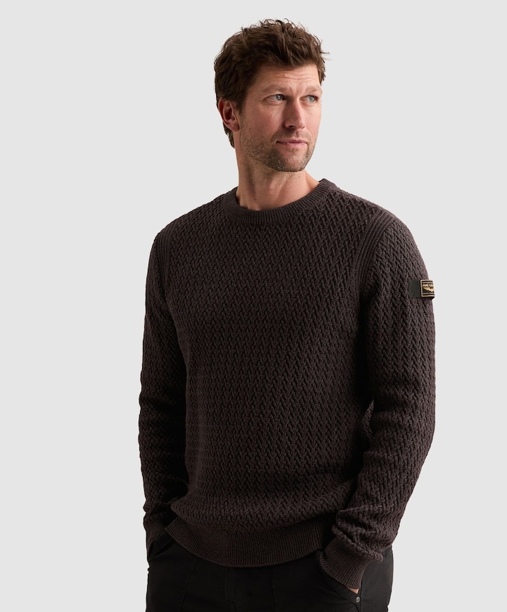 Heren trui bordeaux