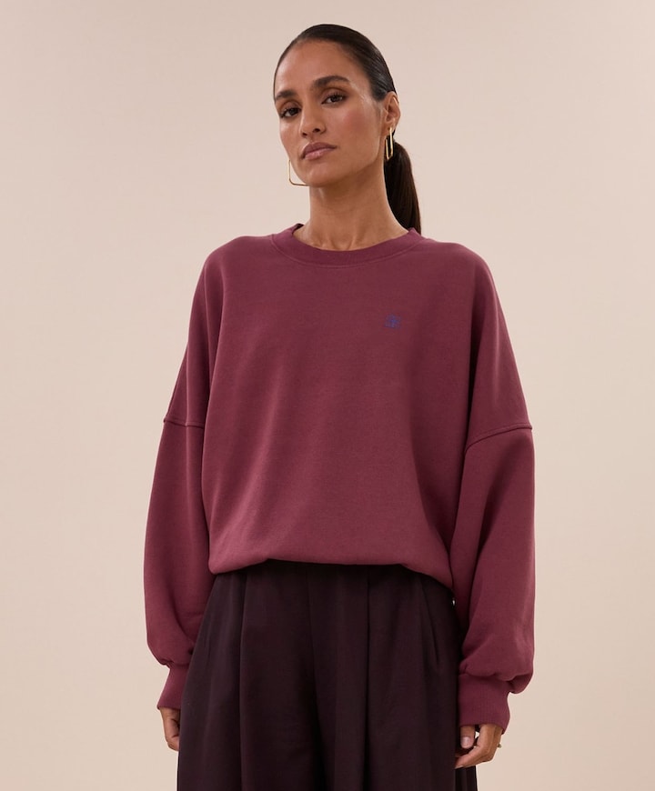 Dames sweater bordeaux