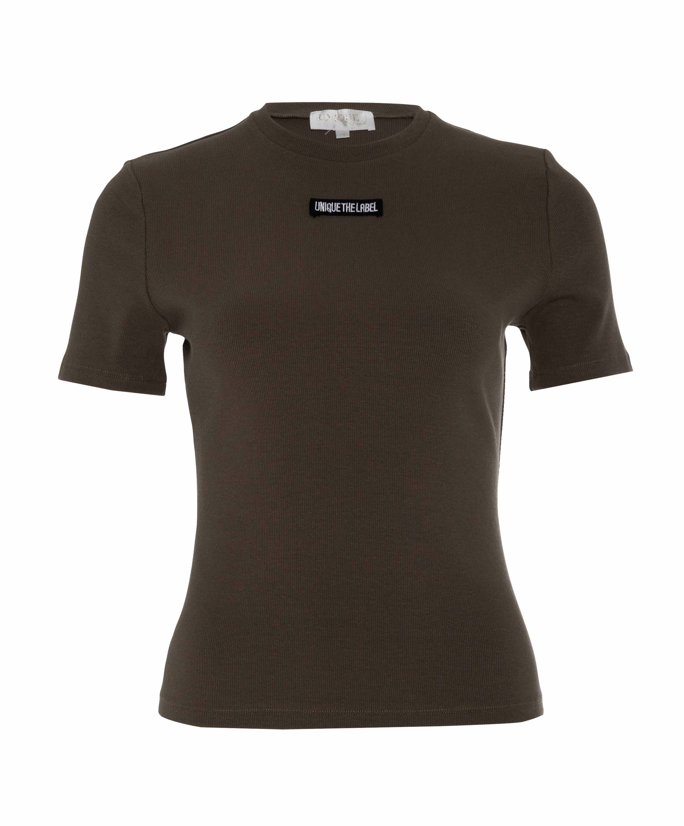 Dames T-shirt bruin