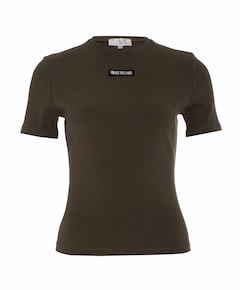 Dames T-shirt bruin