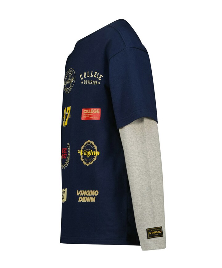 Jongens longsleeve blauw