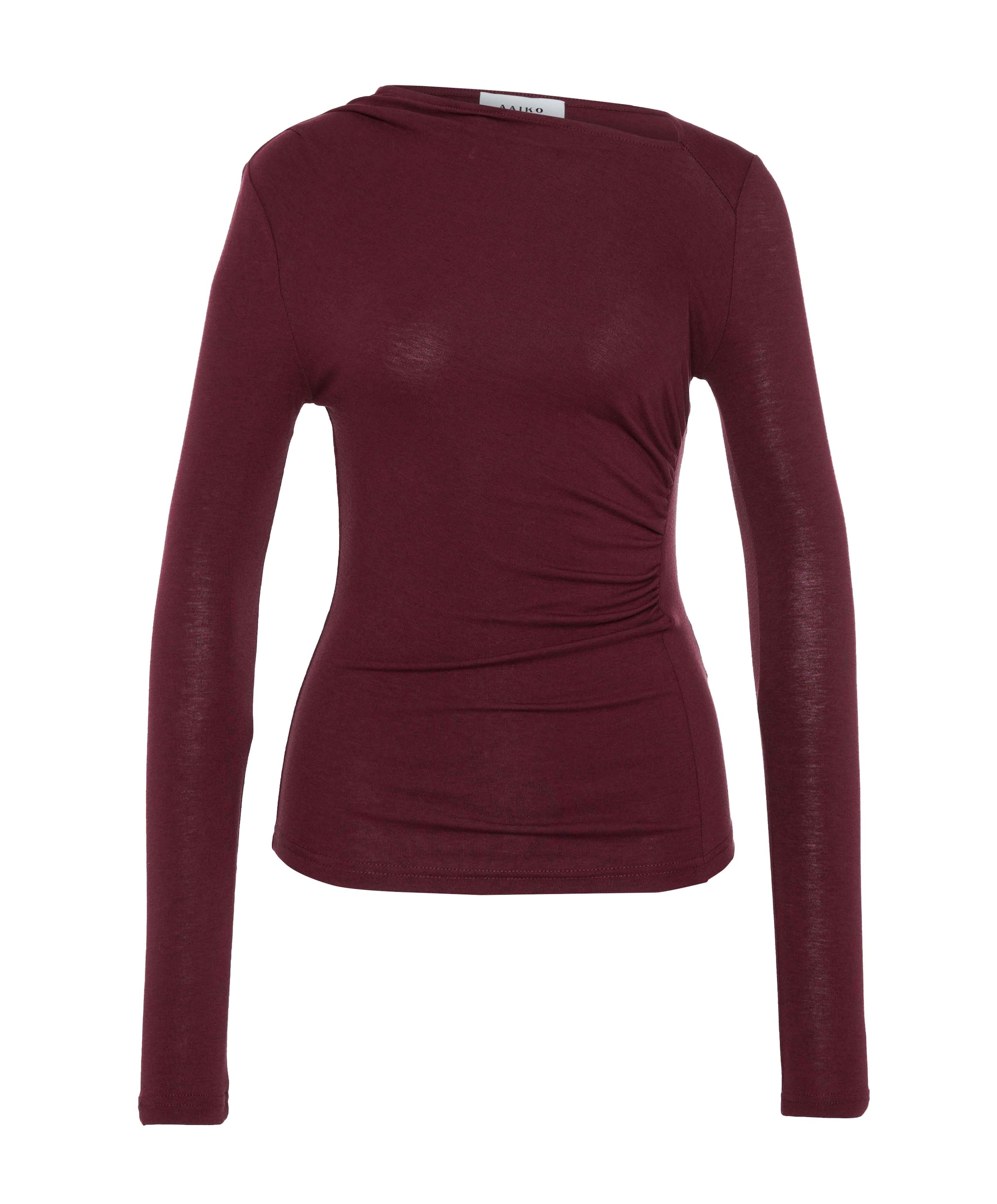 Dames longsleeve bordeaux