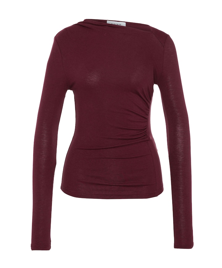 Dames longsleeve bordeaux