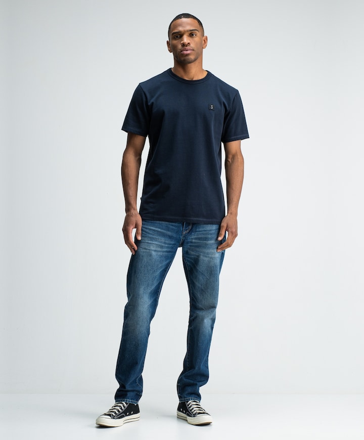 Heren T-shirt blauw