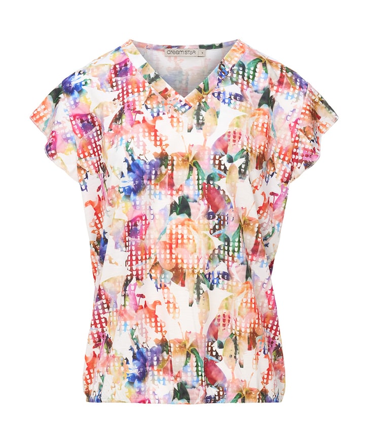 Dames T-shirt multicolor