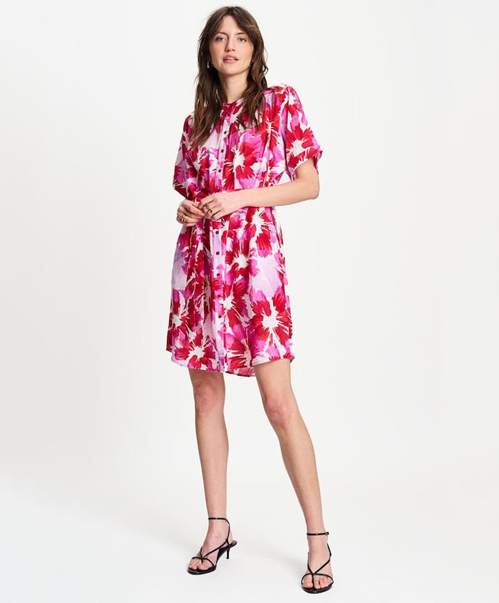 Dames jurk roze