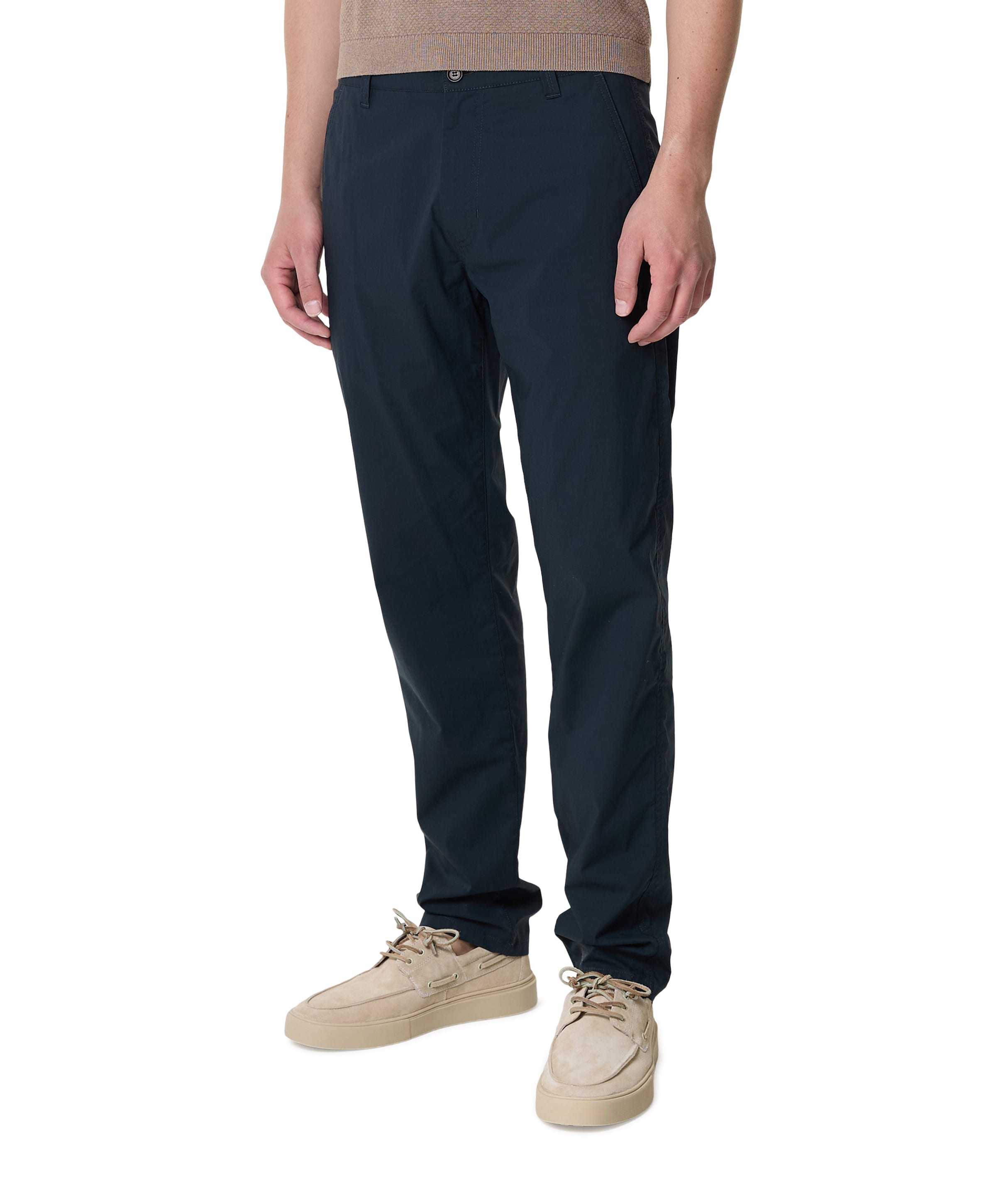 heren pantalon blauw