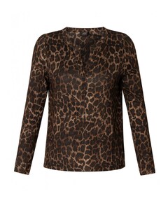 Dames longsleeve bruin