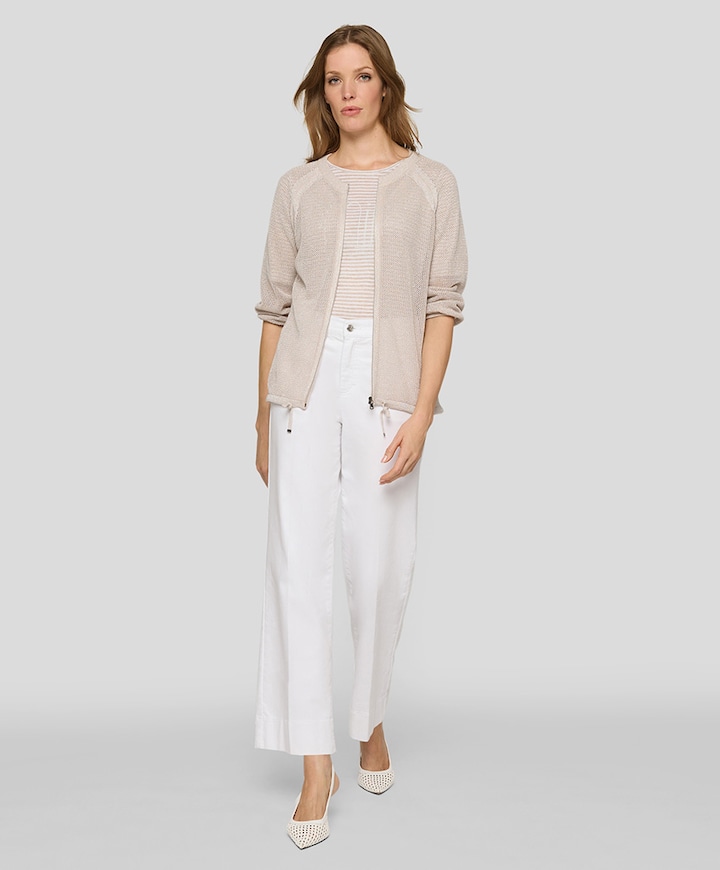 Dames vest beige