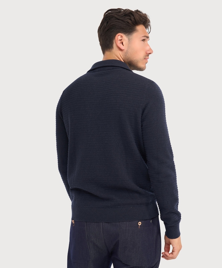 Heren trui blauw