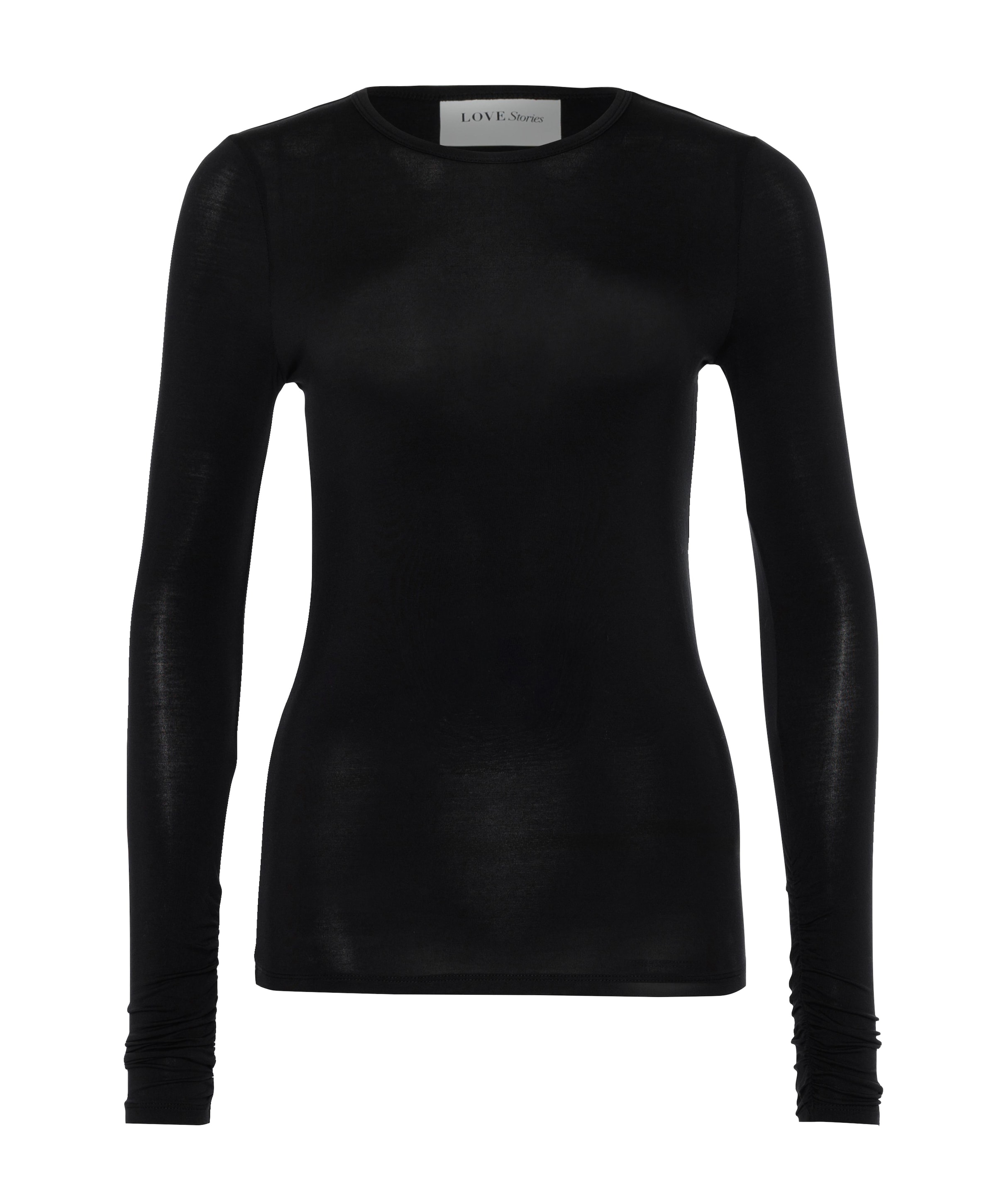Dames longsleeve zwart