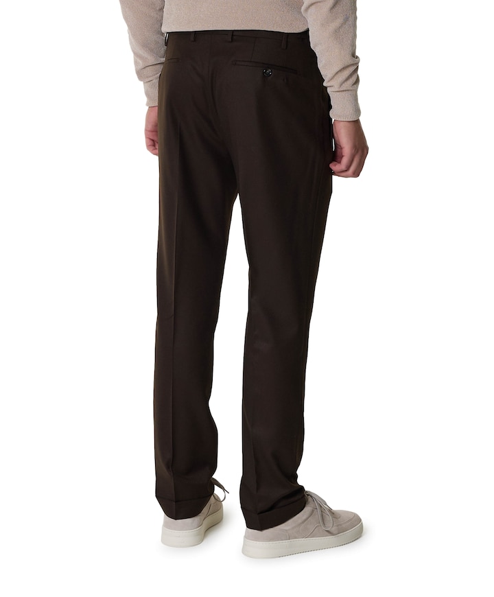 Retrolong heren pantalon bruin