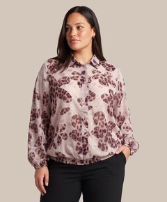Dames blouse bruin