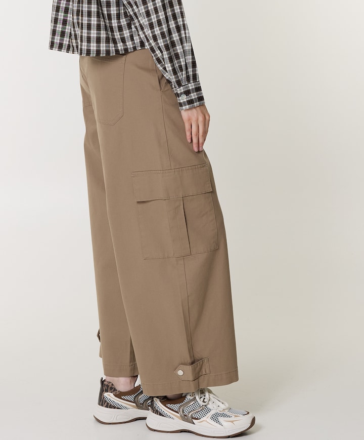Lina (Cargo) - Cargo Twill - 243 - dames broek beige