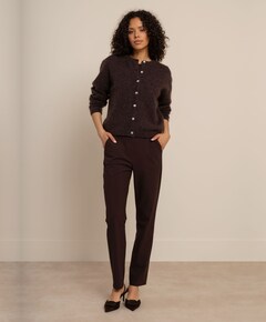 Dames vest bruin