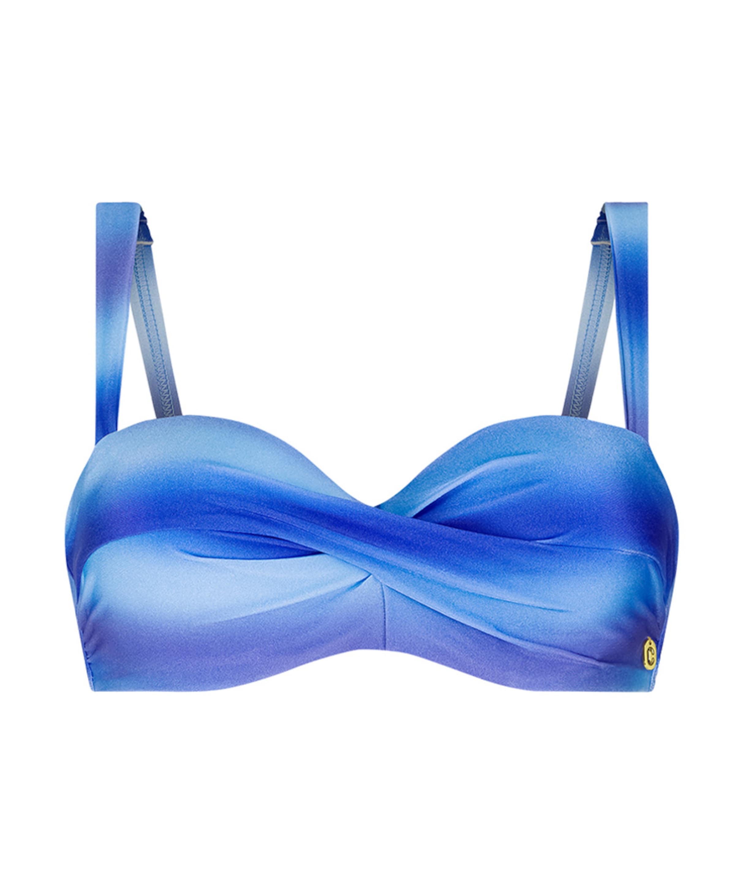 Dames bikinitop blauw