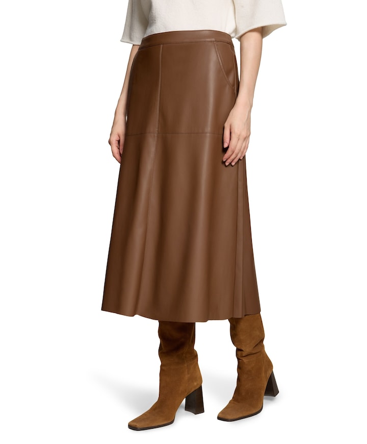 Dames rok bruin