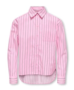 Meisjes blouse lange mouw roze