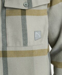 Heren overshirt groen
