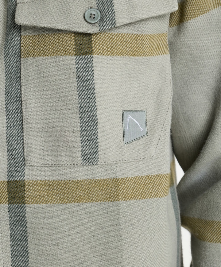 Heren overshirt groen