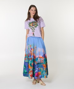 Dames rok blauw