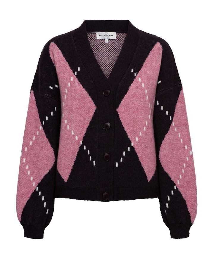 Dames vest paars