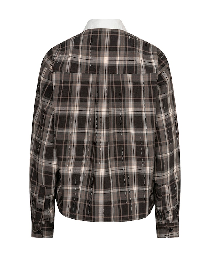 Dames blouse bruin