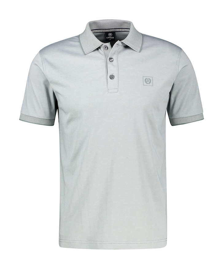 Heren polo grijs