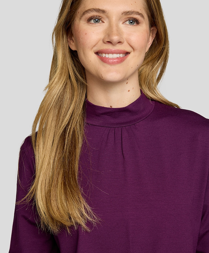 Dames longsleeve paars