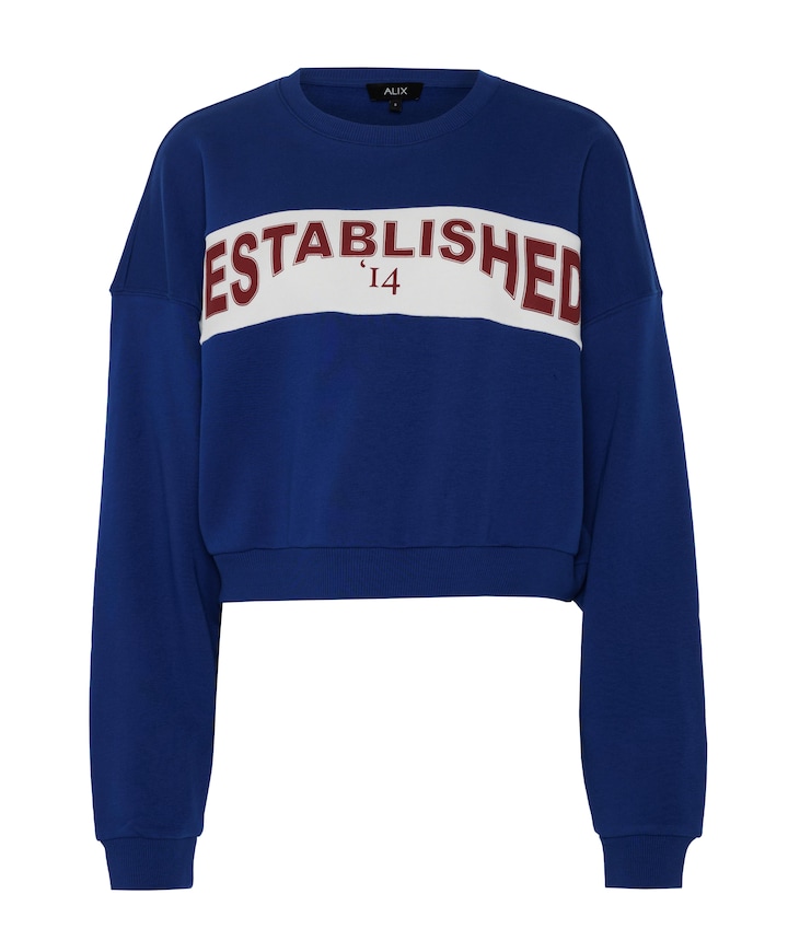 Dames sweater blauw