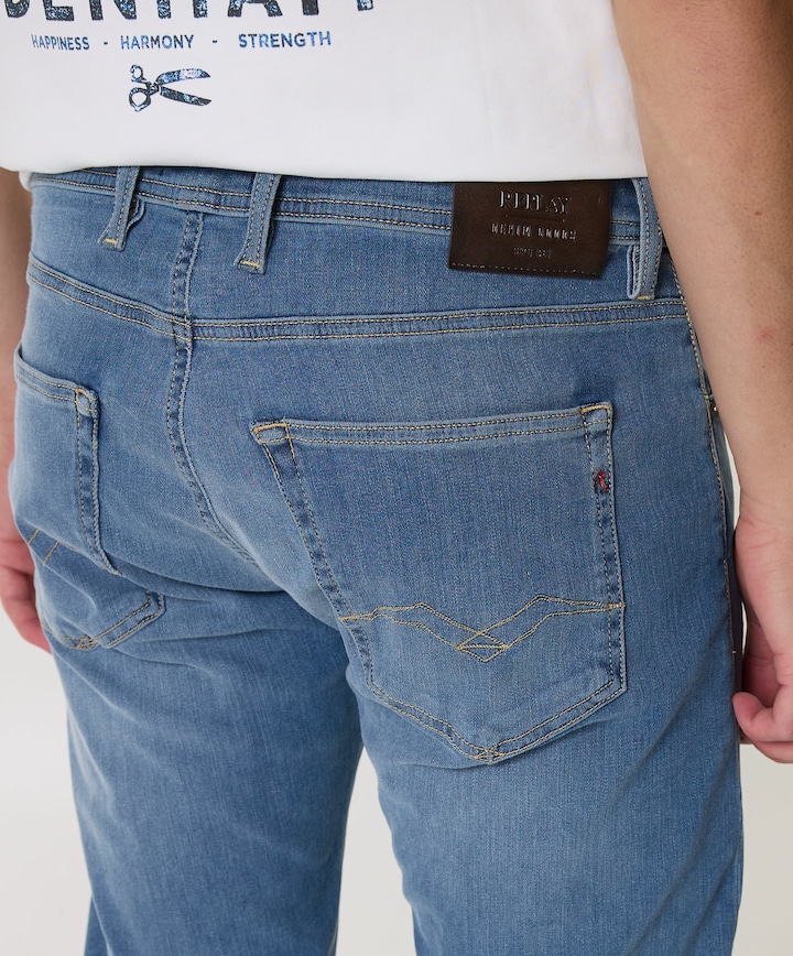 Grover pant heren jeans blauw