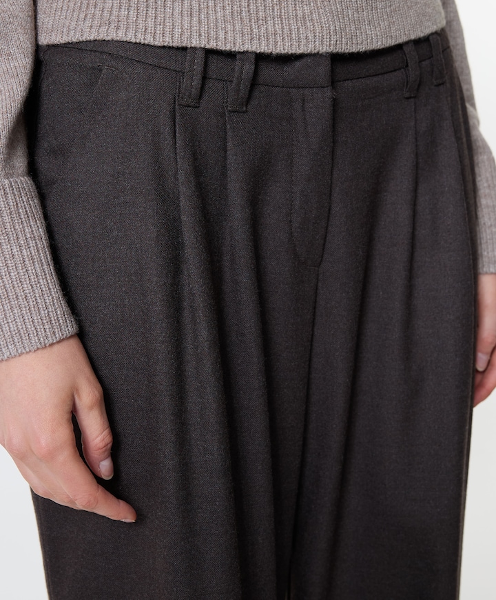 Luisa Wide Leg pantalon bruin