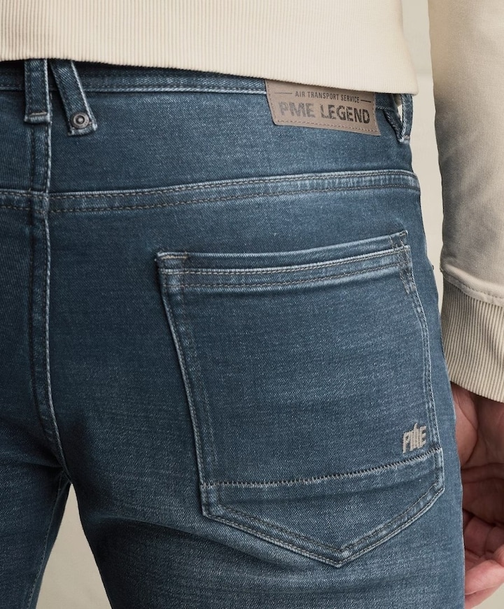 TAILWHEEL DARK NATURAL DENIM heren jeans blauw
