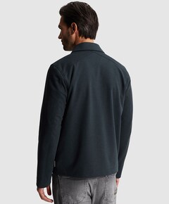 Heren overshirt blauw