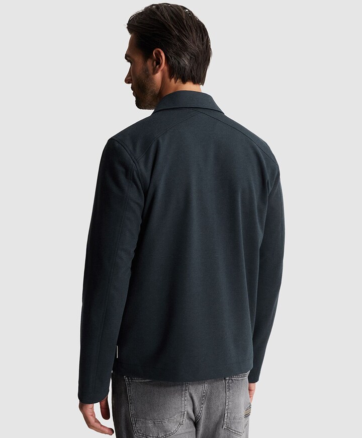 Heren overshirt blauw