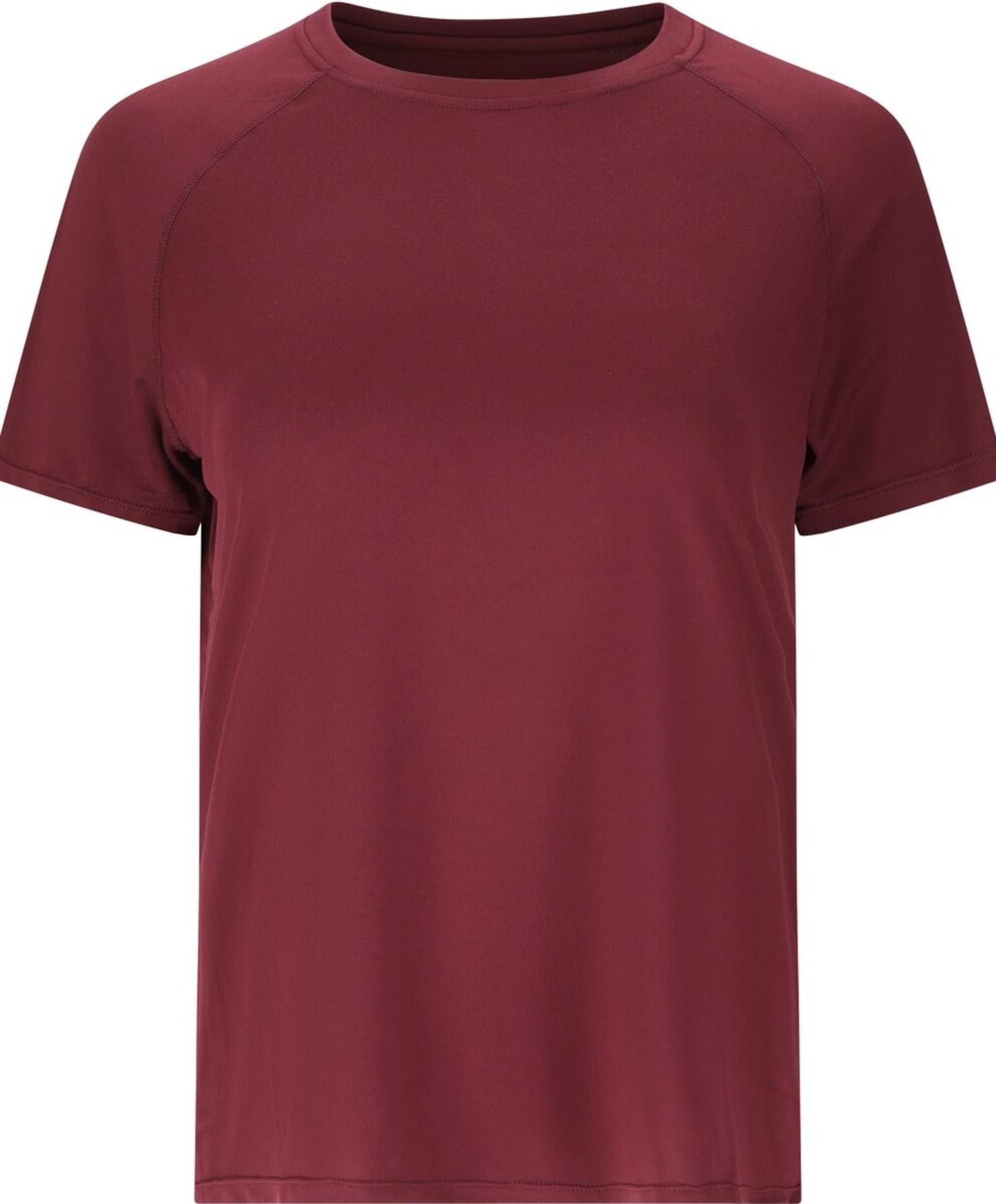 Dames t-shirt bordeaux