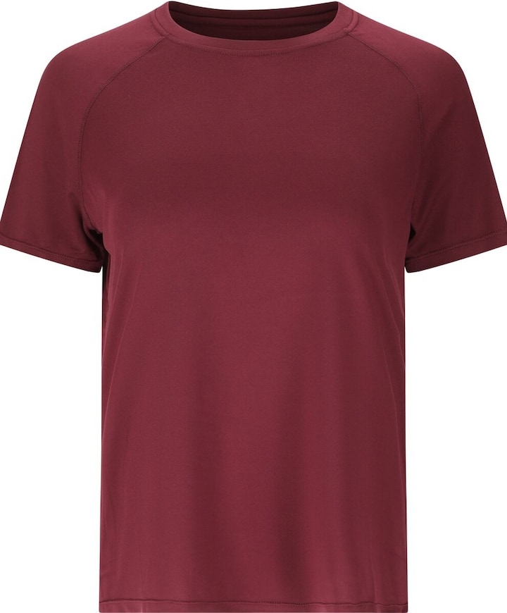 Dames t-shirt bordeaux