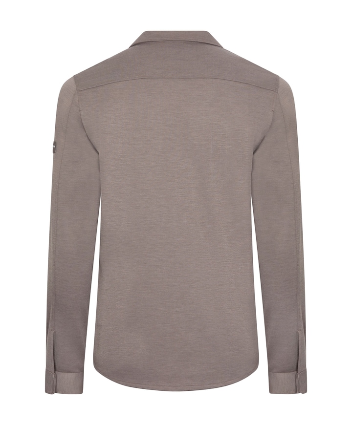 Heren overshirt beige