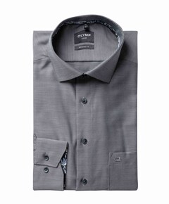 Overhemd lange mouw blauw