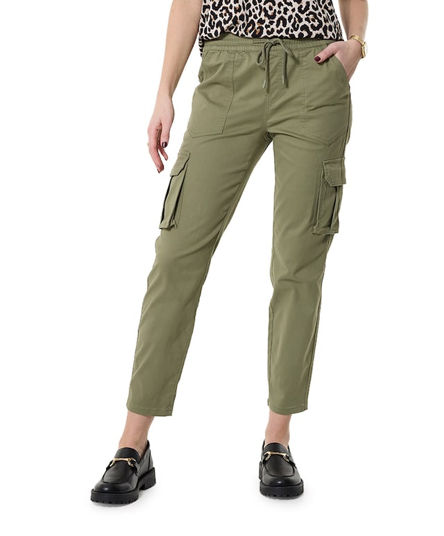 FQCAROLYNE-PANT broek groen