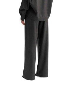 Mel check broek grijs