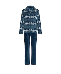 Dames huispak blauw