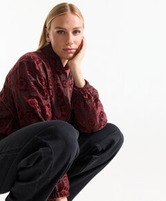 Dames jas bordeaux