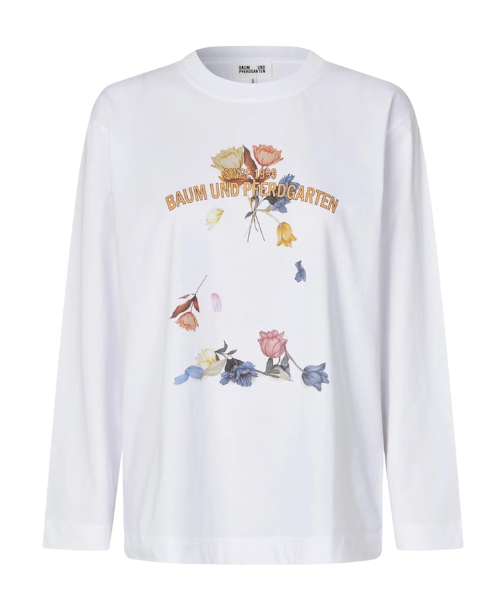Dames longsleeve wit